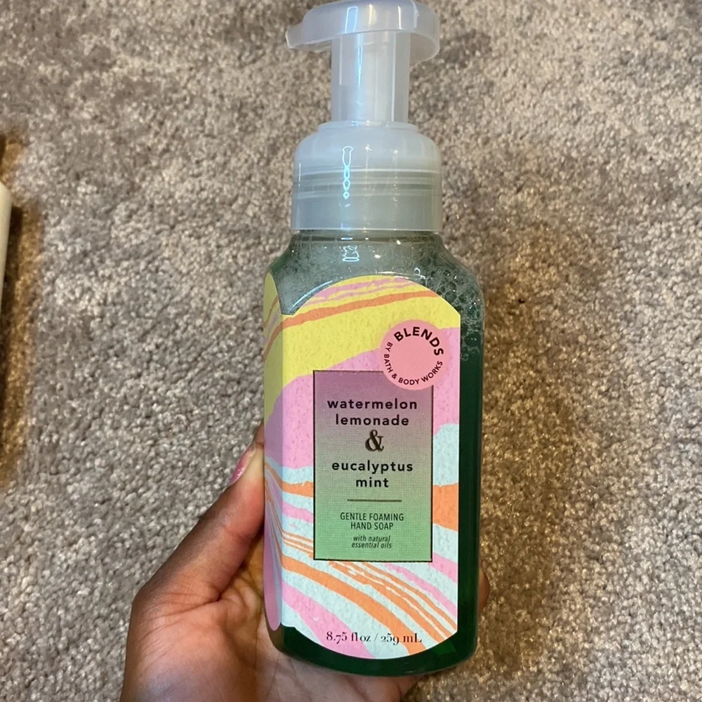 BBW Rainbow Waves Body Lotion & Watermelon Lemonade & Eucalyptus Mint Hand Soap